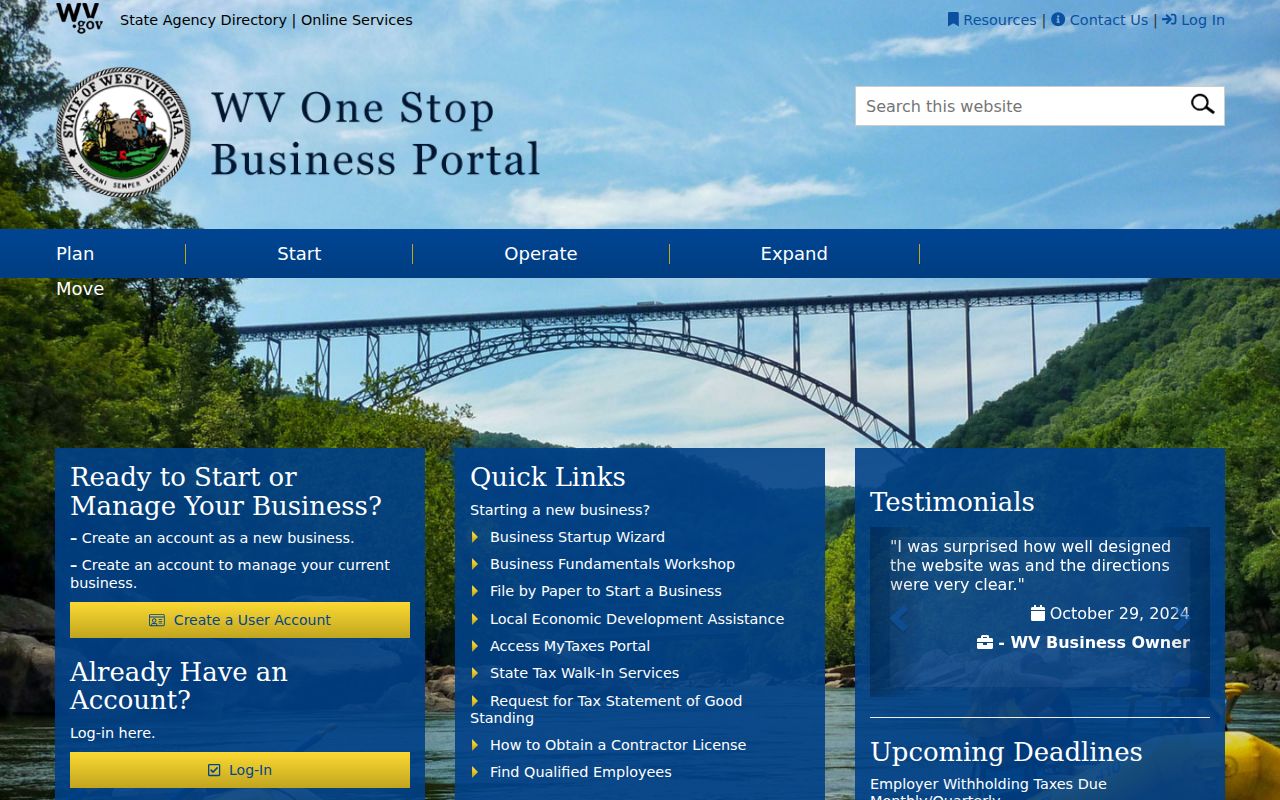 West Virginia Secretary of State business search for a Berkeley County entity owner
